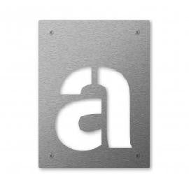 Stencil style letter a 