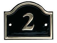 Cast Brass House Numbers