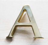 Polished Brass House Numerals