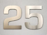 Stainless Steel Self Adhesive 80mm Number 9