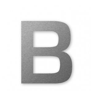Stainless Steel Self Adhesive 80mm Letter B
