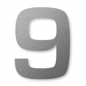 Stainless Steel XXL Number 9