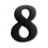 iron house number 8 black