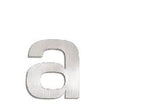 Stainless steel letter a 