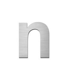 Stainless steel letter n in lower Case