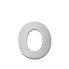 Stainless steel letter o