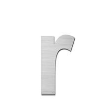 Stainless Steel Letter r in lower case