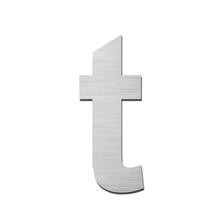Stainless Steel Letter t in lower case