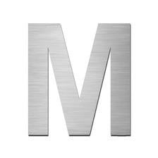 Stainless Steel Letter M in Upper Case