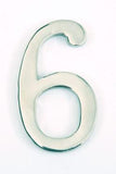 Polished Stainless Steel House Numbers Small